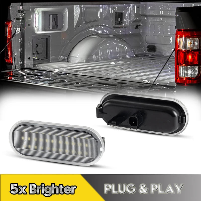 For Ford F-150 2015-2023 F-250 F-350 2PCS Pickup Truck Bed Cargo