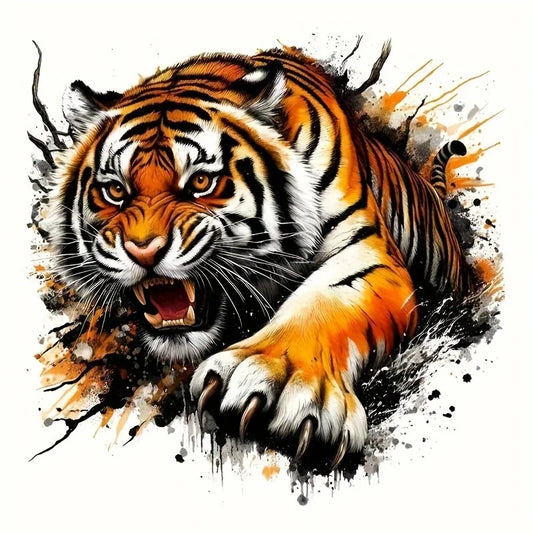 For Motorcycles Fierce Tiger Vinyl Decal Waterproof Sticker Cars