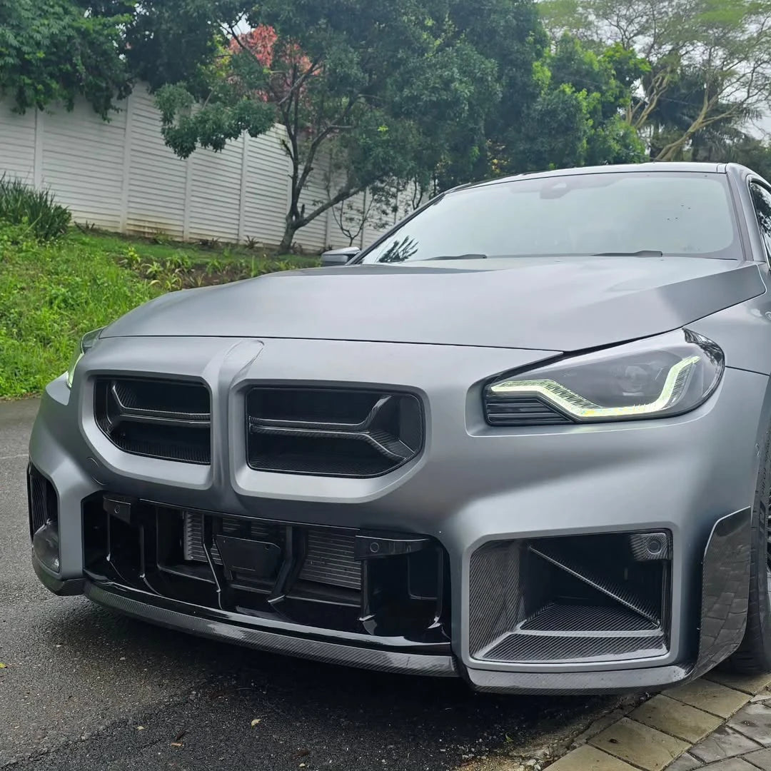 For BMW G87 M2 2023+ Racing Front Kidney Grille Grills Bumper