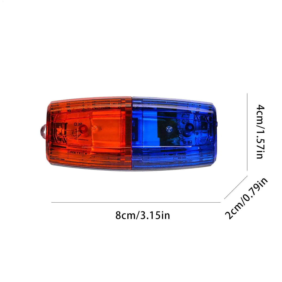 Safety Patrol Alarm Flash Signal Strobe Red Blue Shoulder