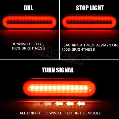 In Brake Stop Tail Turn Sequential Flowing Signal Truck