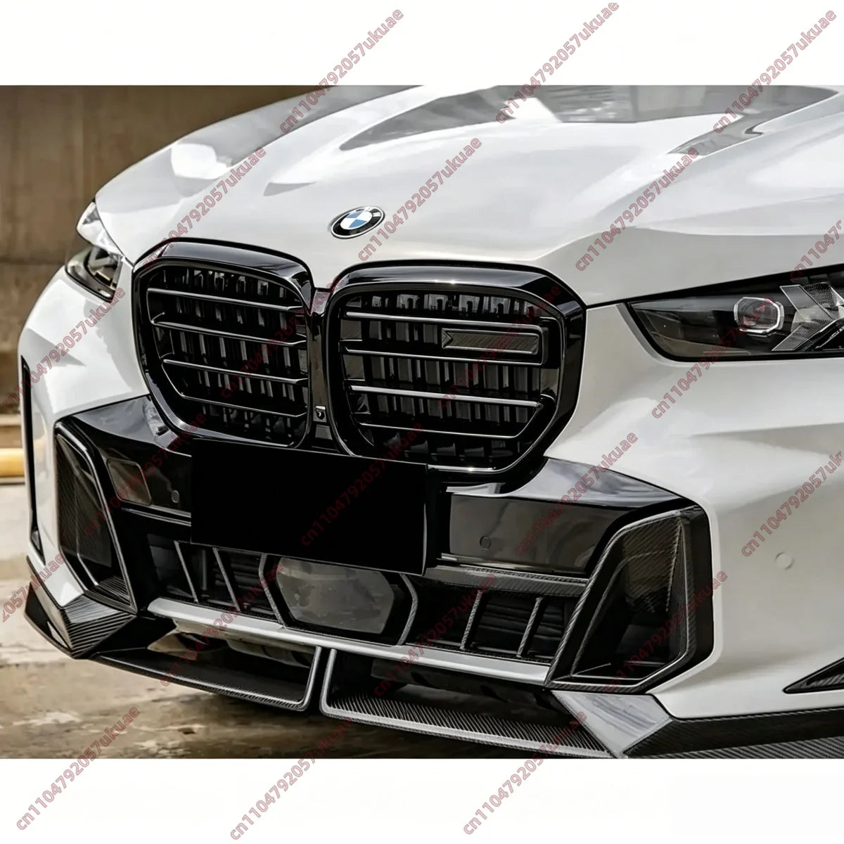 For BMW X5 G05 2023-2026 ABS Front Bumper Grille Moulding Strips