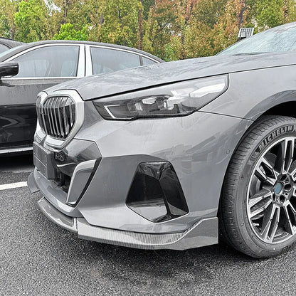 For BMW 5 Series G60 G61 Front Bumper Lip Splitter Body Kit