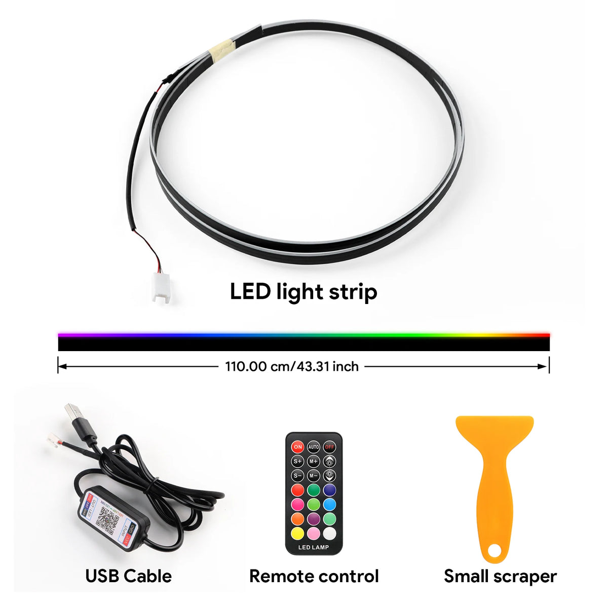 For Tesla Model 3 Y Juniper 2019-2026 USB Port Ambient Light Below Dashboard Windshield APP Bluetooth Controlled Colorfu