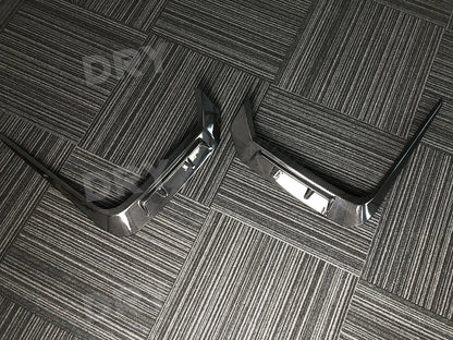 For BMW G70 2023+ Dry Carbon Fiber Front Bumper Air Vent Trim