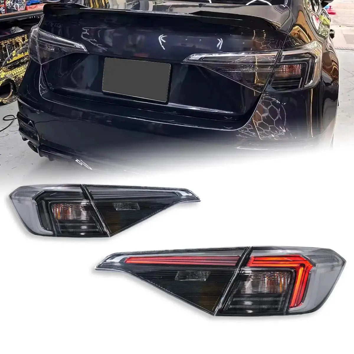 For Honda Civic Taillight Assembly Modification Rear Taillight