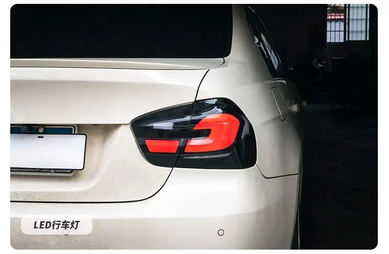 BMW Series 2005-2008 E90 Taillight Assembly Includes Row Flowing