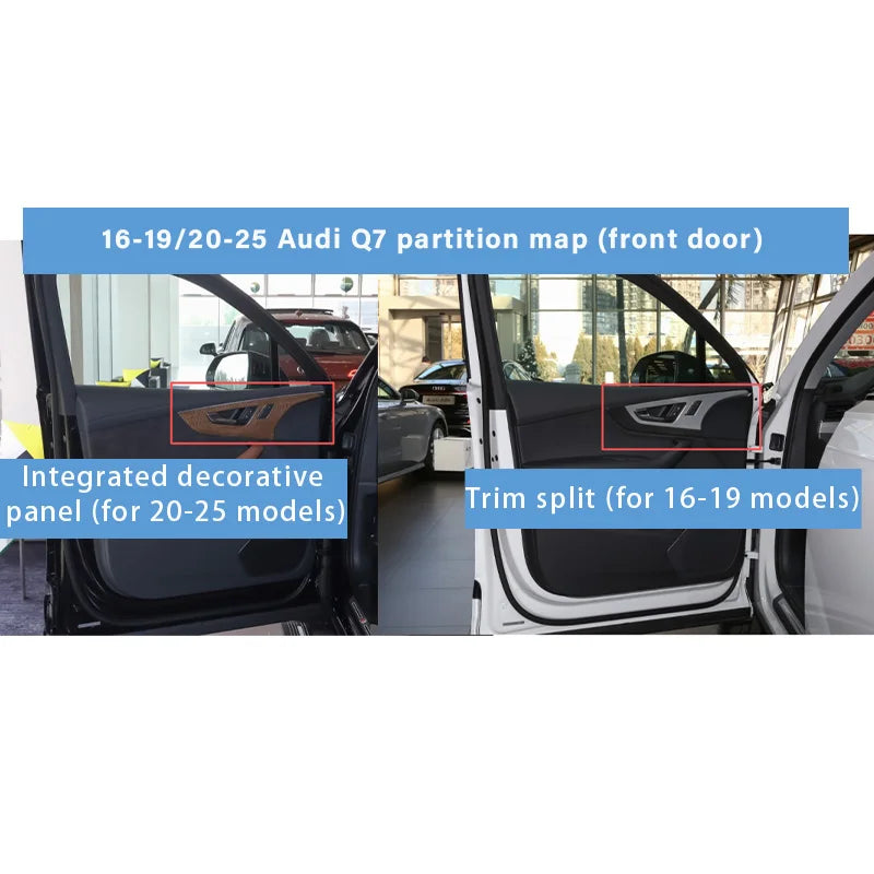 For Audi Q7 2020-2025Y Dynamic Color Changing Ambient Lighting