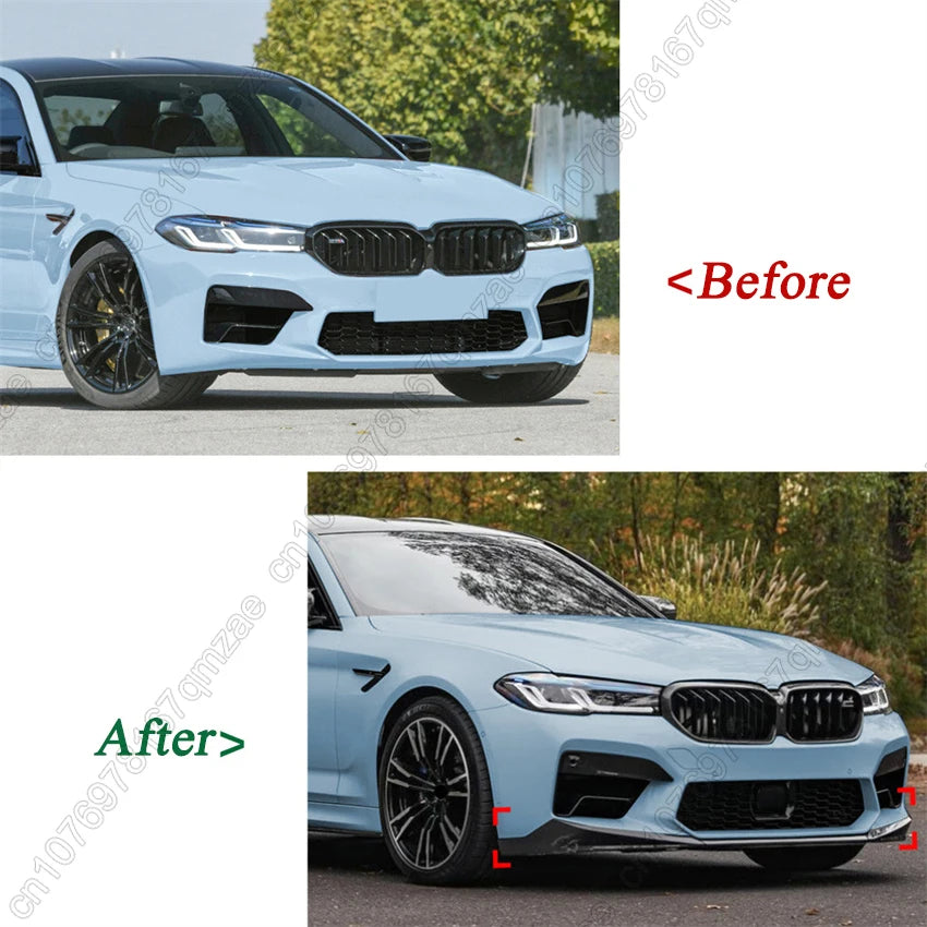 For BMW 5 Series M5 F90 Lci 2021 2022 2023 Front Bumper Lip