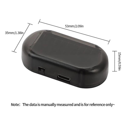 1PCS Fake Security Solar Powered Simulated Dummy Alarm Wireless