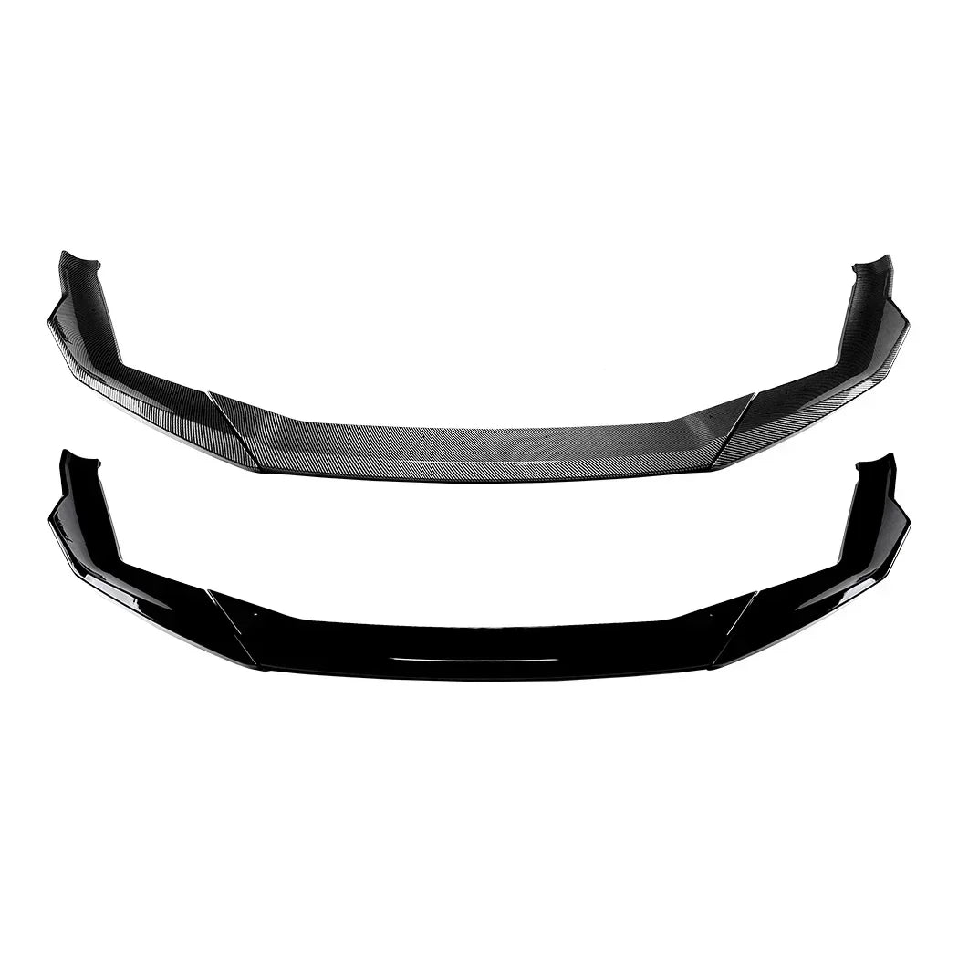 For BMW 5 Series M5 F90 Gloss Black Carbon Look Front Bumper Lip