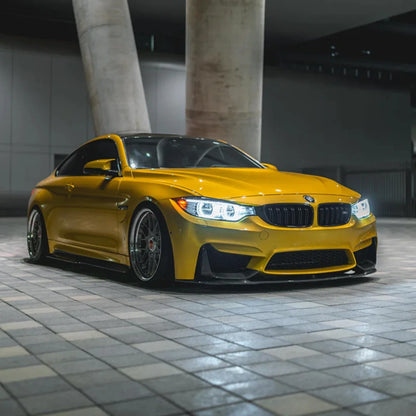 For BMW M3 F80 M4 F82 Front Bumper Lip splitter+side Splitter