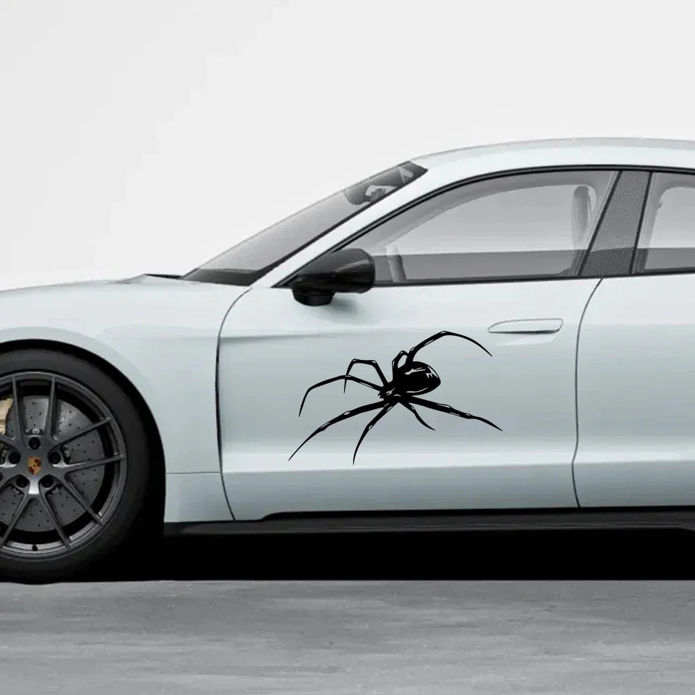 Graphics Spider Sticker Body Side Windshield Bumper Decor Decal