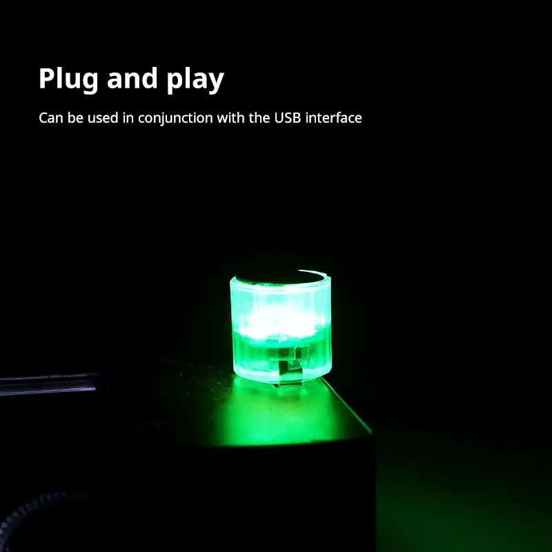 For Interior Environment Auto MINI USB Ambient Atmosphere Lamps