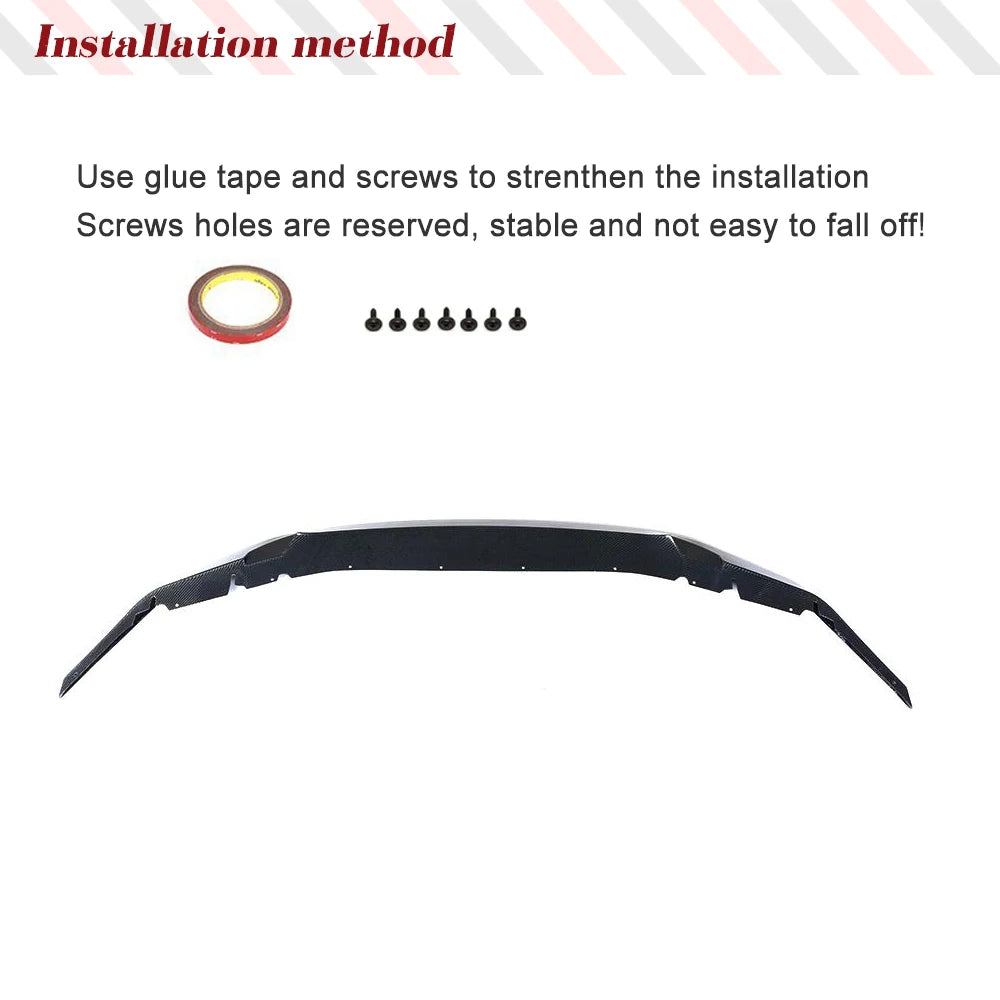 For BMW 5 Series F90 M5 Carbon Fiber Frp Front Lip Spoiler