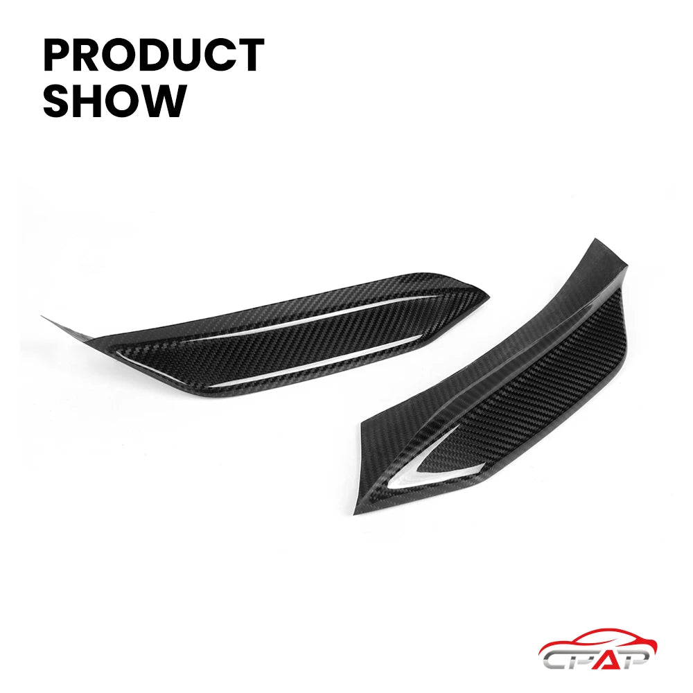 For BMW M3 F80 M4 F82 Real Dry Carbon Fiber Front Upper Splitter