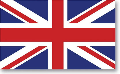 Personality British Flag Sticker Trolley Case Wall Bumper
