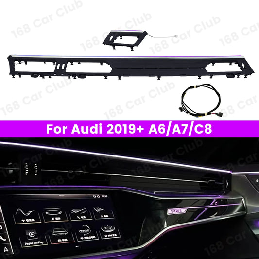For Audi A6 A7 C8 2019-2024 Color Ambient Indoor Center Console