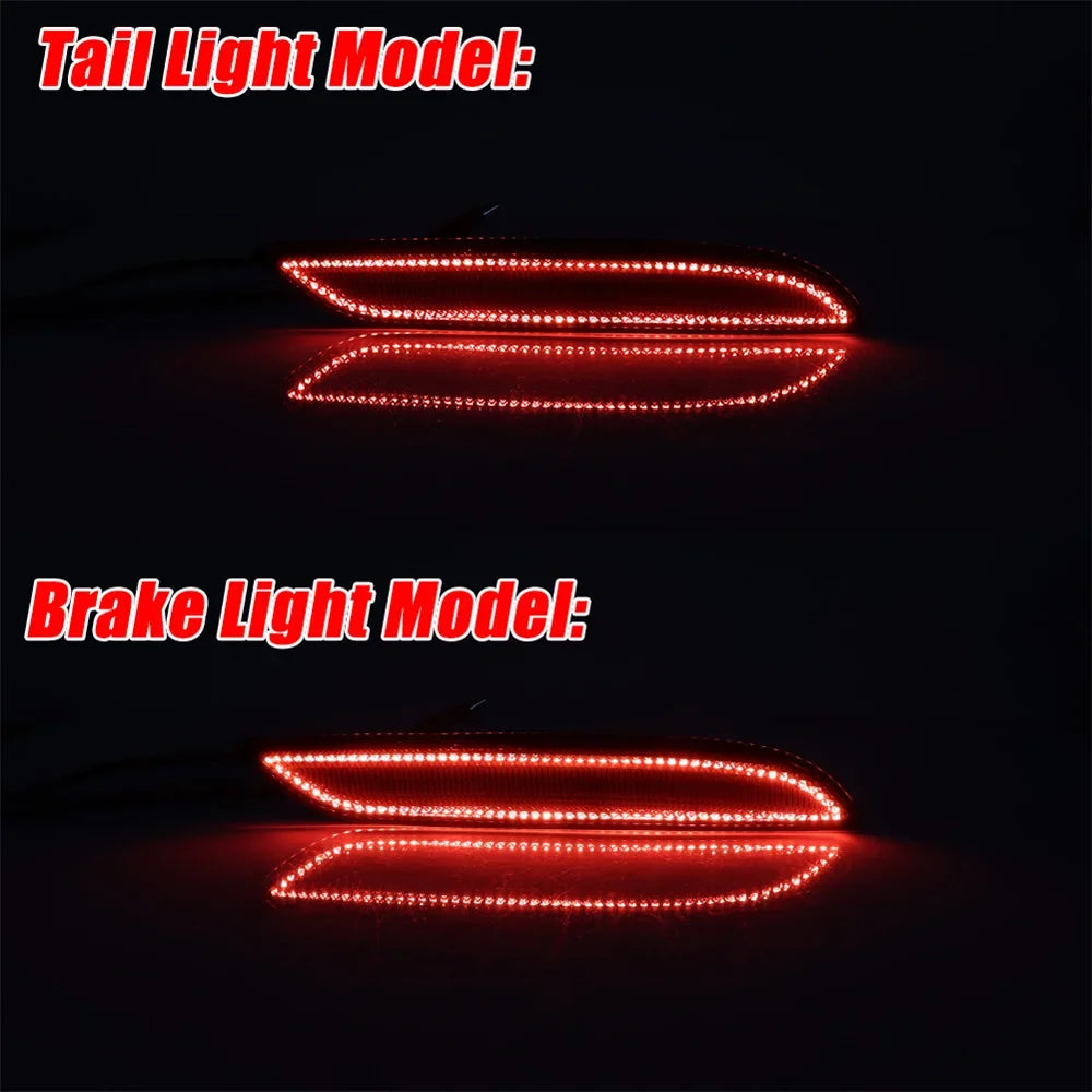 For Chrysler Pacifica & Voyager Rear Bumper Reflector Red Tai