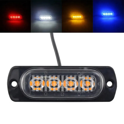 12V 24V 4leds Warning Grill Breakdown Truck Trailer Beacon