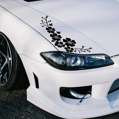 Sticker Blossom Flower Clusters Waterproof Vinyl Decal