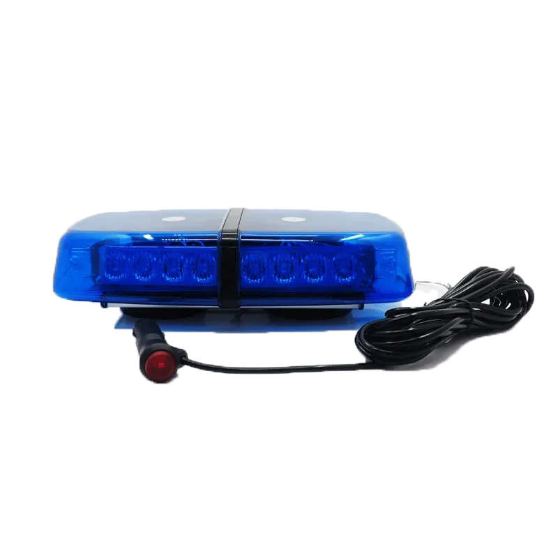 Blue Flashing 24v12v Drl Strong Magnetic Roof Road Signal