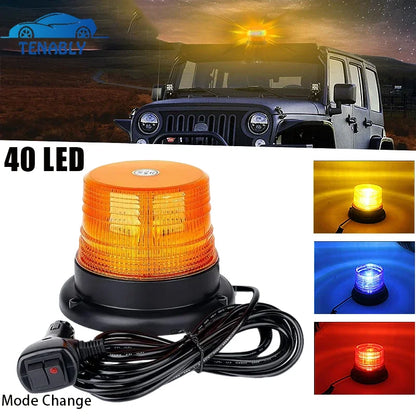 40LED Emergency Strobe Amber Singal Safety Warning Flashing