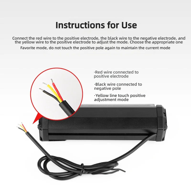Cob Front Grille Emergency Strobe Head 80W Warning Flashing