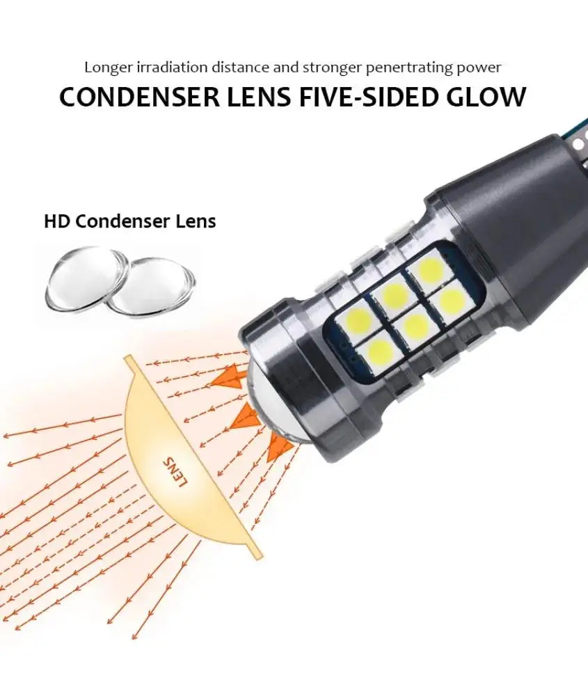 For Tail Signal Lamp Backup Reserve W16W T15 921 Bulbs Canbus