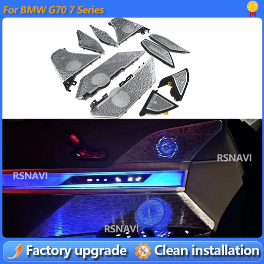 For BMW 7 Series G70 Series Speaker Cover Ambient Audio Upgrade