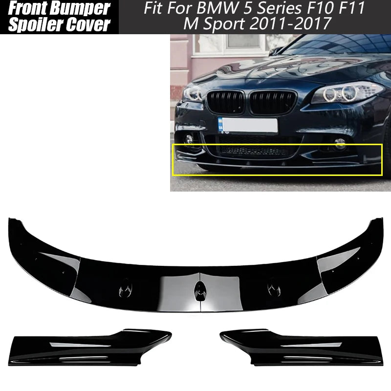 For BMW Front Bumper Lower Lip Spoiler Kit BMW Series F10