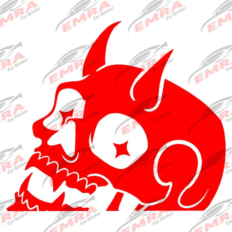 For Jdm Decal Individuation Devil S Skull Sticker External