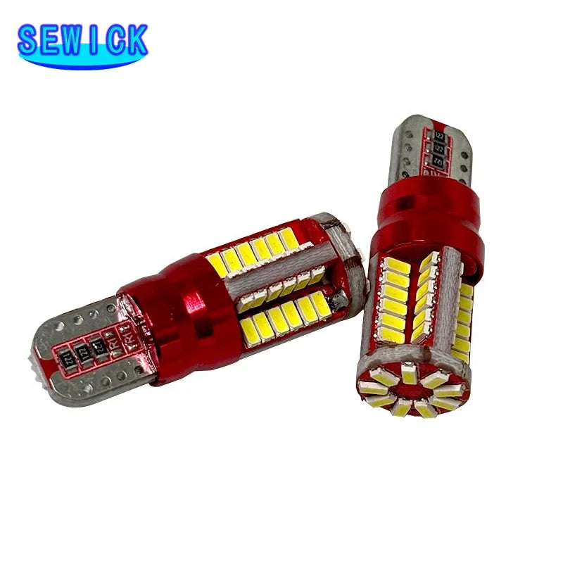 100PCS Promotion T10 W5W Bulb 57SMD 12V 5W5 3014
