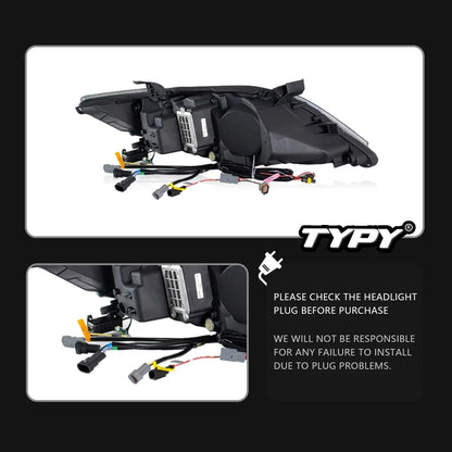 For Toyota Us Camry Headlights 2007-2011 Upgrade Modified Drl