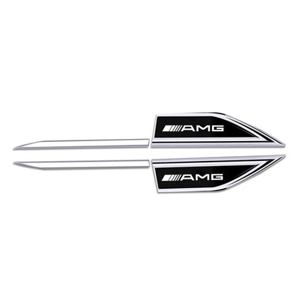 For Mercedes Benz Amg W205 W204 Door Side Fender Blade Logo