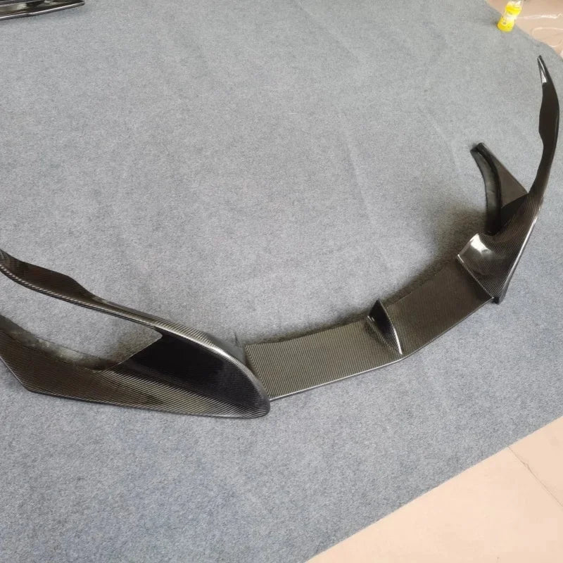 For BMW I8 Modified Topcar Style Carbon Fiber Front Bumper Lip