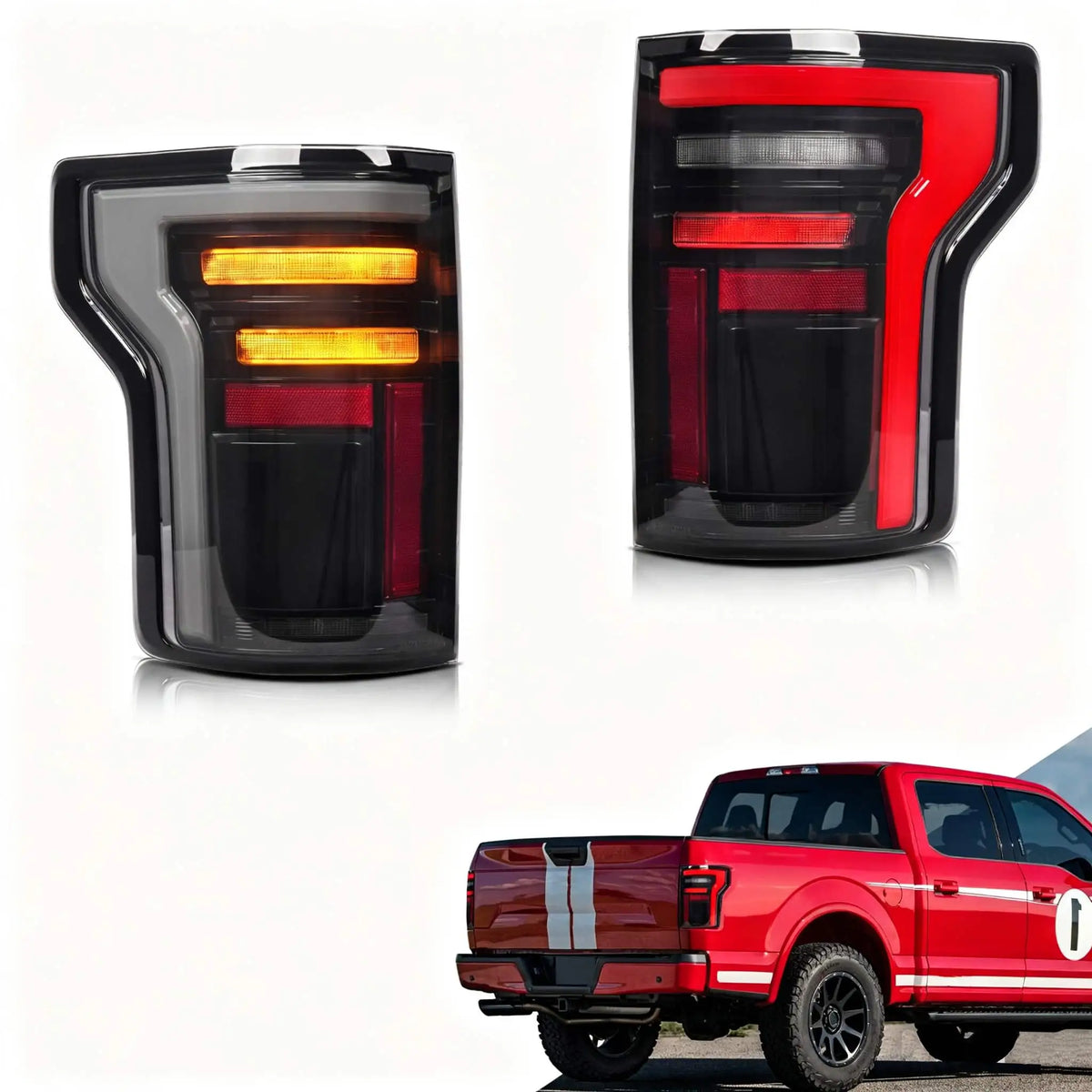 For Ford F150 Automotive Tail Light Assembly 2015-2020 Dynamic