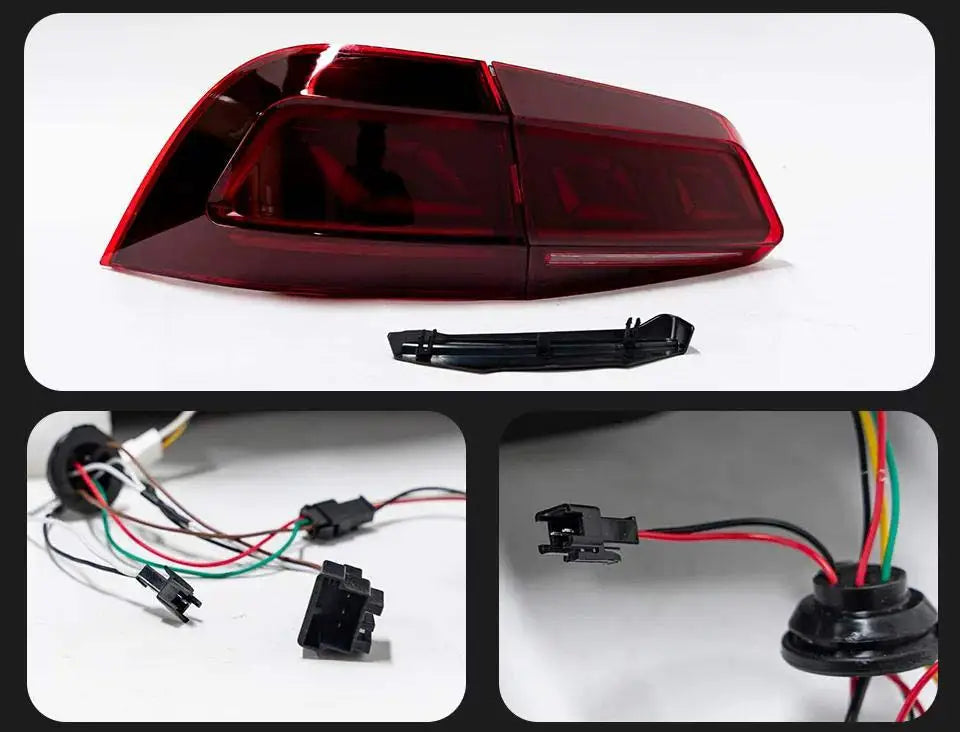 For Volkswagen Touareg LED Taillight Assembly Dynamic Steering