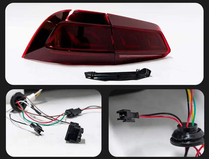 For Volkswagen Touareg LED Taillight Assembly Dynamic Steering