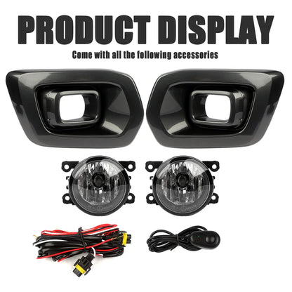For 2019-2021 Ford Ranger Front Bumper Fog Full Set Driving