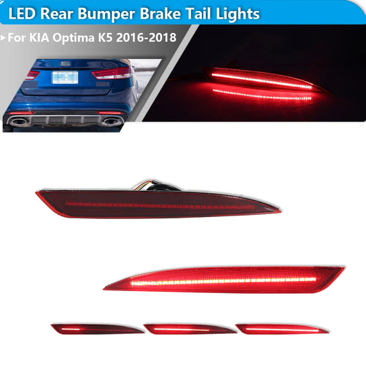 For Kia Optima K5 2016 2017 2PCS Rear Bumper Reflector 2018 Tail