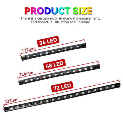 RGB Atmosphere Interior Strip Foot Ambient USB Cigarette Remote