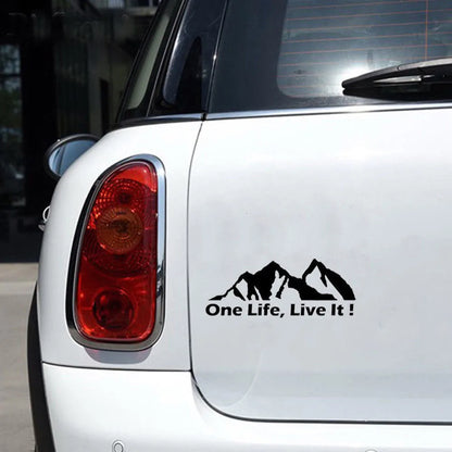 For Accessories Window Lykx One Life Live It Off Road Mountain