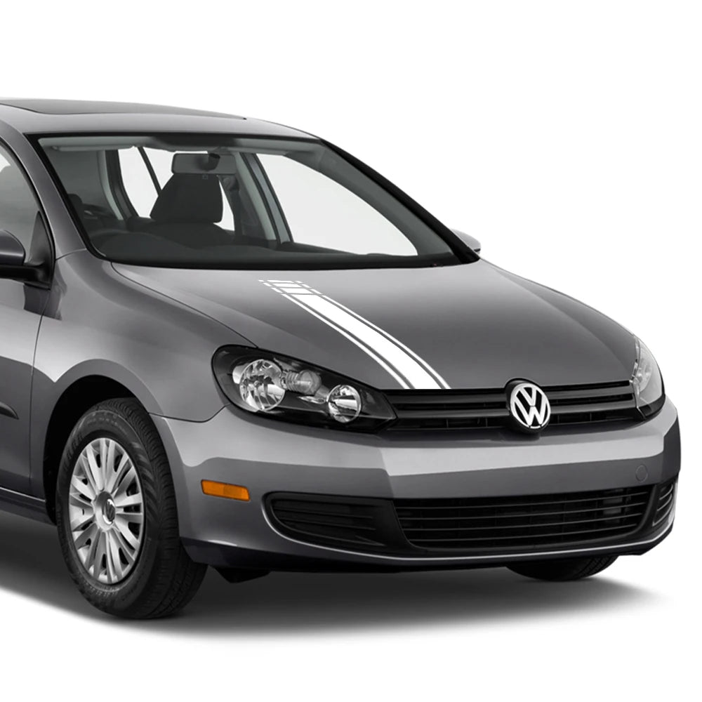 For Volkswagen Golf Gti MK8 MK7 Hood Racing Stripe Sticker MK6
