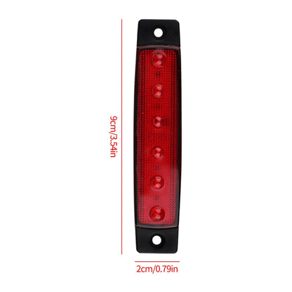 1PC 12v-24v Truck Trailer Side Marker Indicators Signal Brake