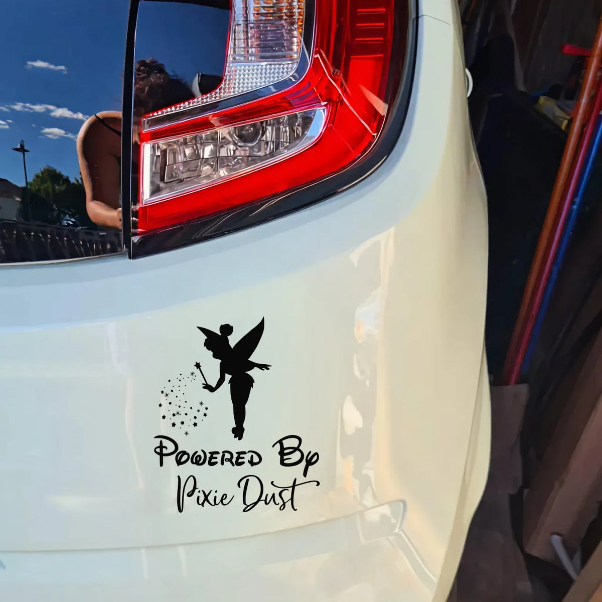 Magic Fairy Powered By Pixie Dust Rear Window Vinyl