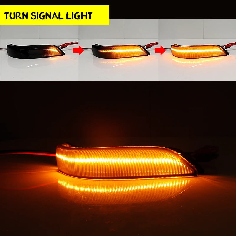 For 2008-2013 Honda Accord CP1 CP2 Sequential Amber Front Side