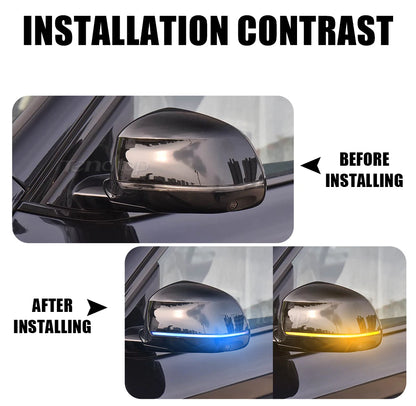 For BMW X3 IX3 G01 G08 Dynamic Blinker Flowing Side Mirror Turn