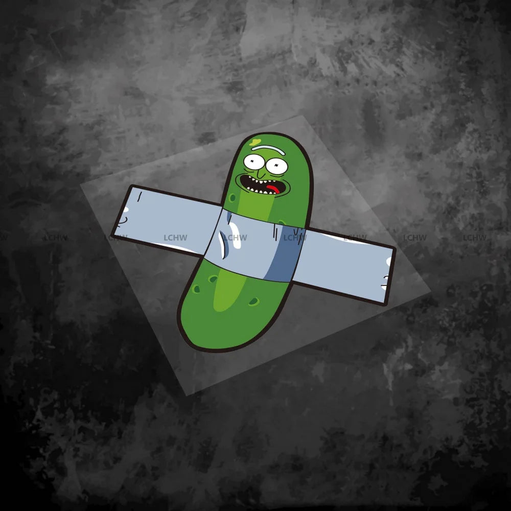 Band Aid Cucumber Sticker Vinly Motorcycle Helmet Scraches Cover