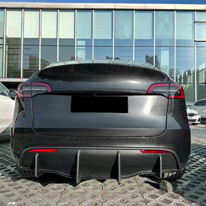 For Tesla Model Y 2017-2024 Exterior 1SET Black Rear Lip Spoiler